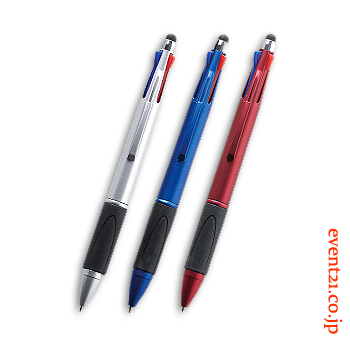 タッチペン付4色ボールペン　イメージ