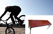 BMX全日本選手権大会で会議用デコラテーブルを使用"
