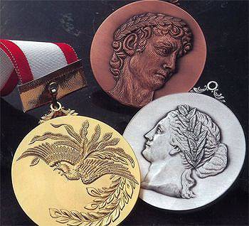 レリーフ交換メダル(アンチモニー)
