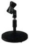 Desktop microphone stand for sound amplification systems