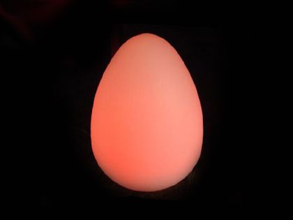 カラフル床置きライト 卵型