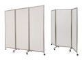 Polyester Resin Plywood Partition folds in thirds accordion style rental