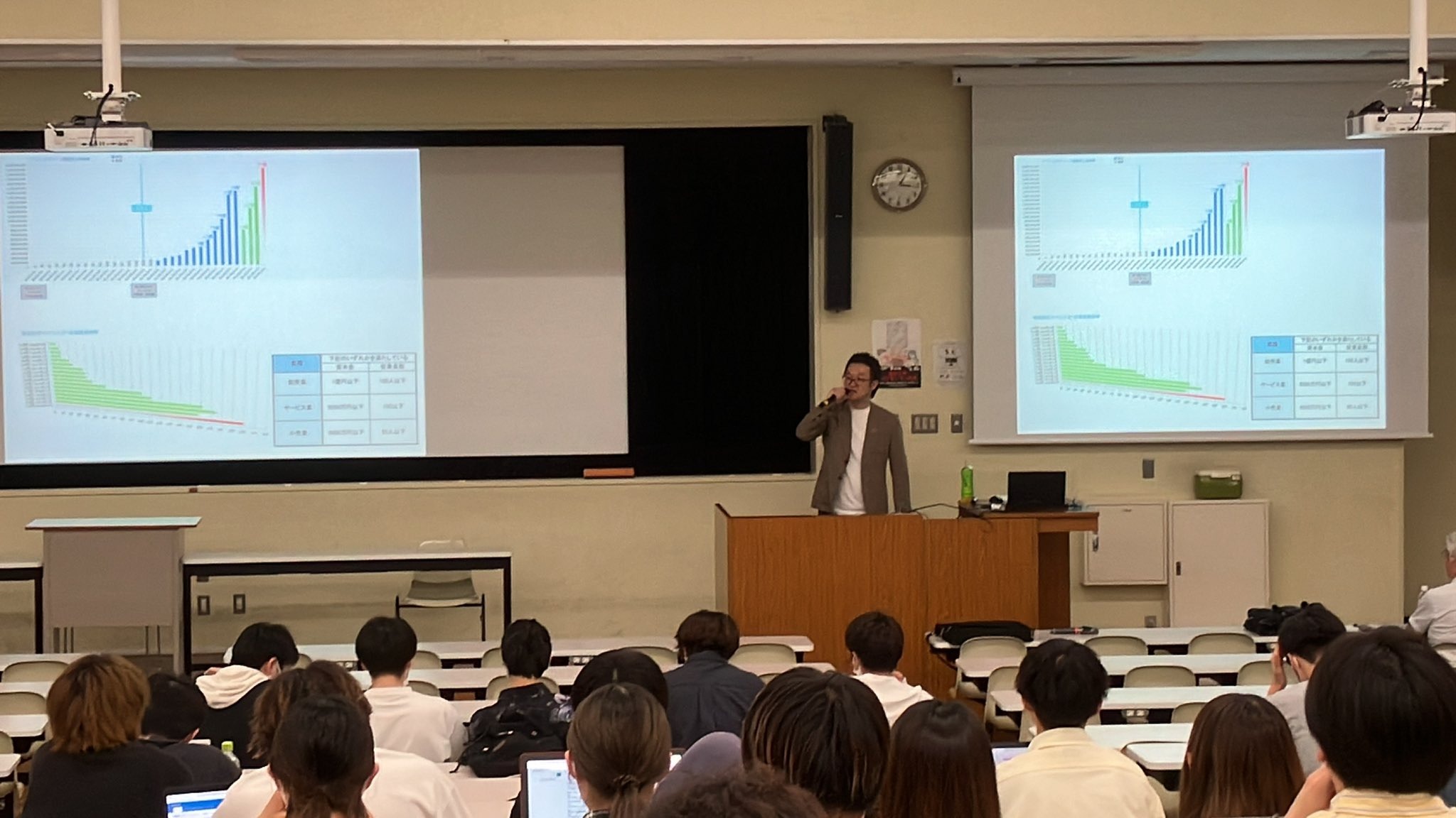 駒澤大学　　報告の様子