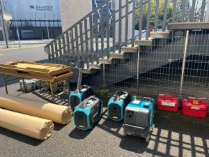 フットサルイベント   設営