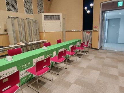 展示イベント　現場