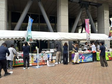 物産展 現場設営