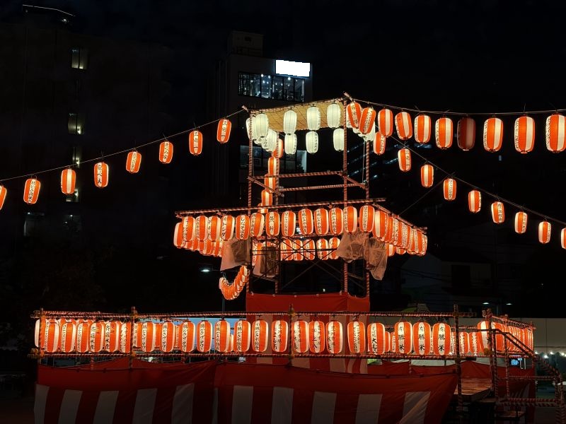 お祭りイベント　現場写真