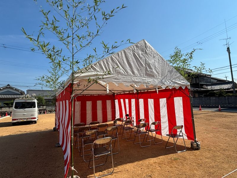 地鎮祭　現場写真
