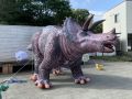 恐竜スプリンクラー（トリケラトプス赤茶色）