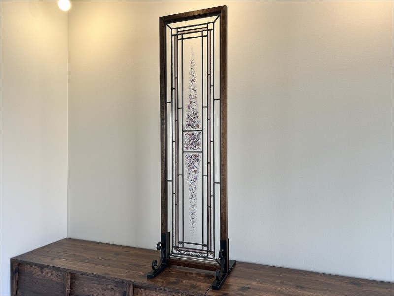 アンティーク調ステンドグラス（縦飾） 