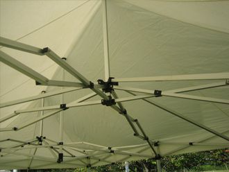 簡易テント 合掌構造2