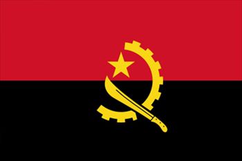 アンゴラ国旗(小)