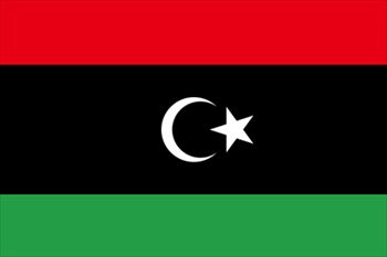 リビア国旗(小)