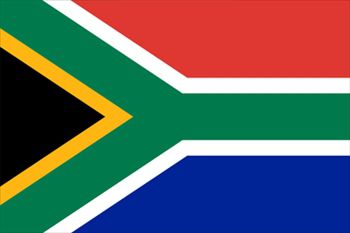南アフリカ共和国国旗(小)