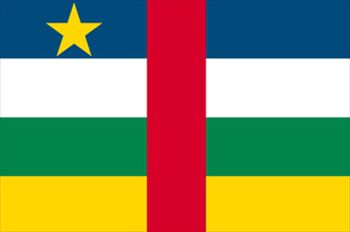 中央アフリカ国旗(小)