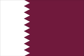 カタール国旗(小)