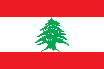 レバノン国旗(小)