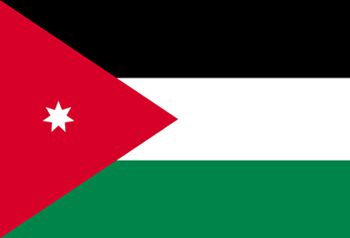 ヨルダン国旗(小)