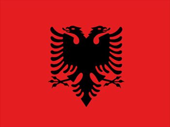 アルバニア国旗(小)