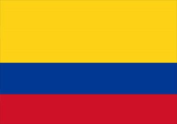 コロンビア国旗(小)