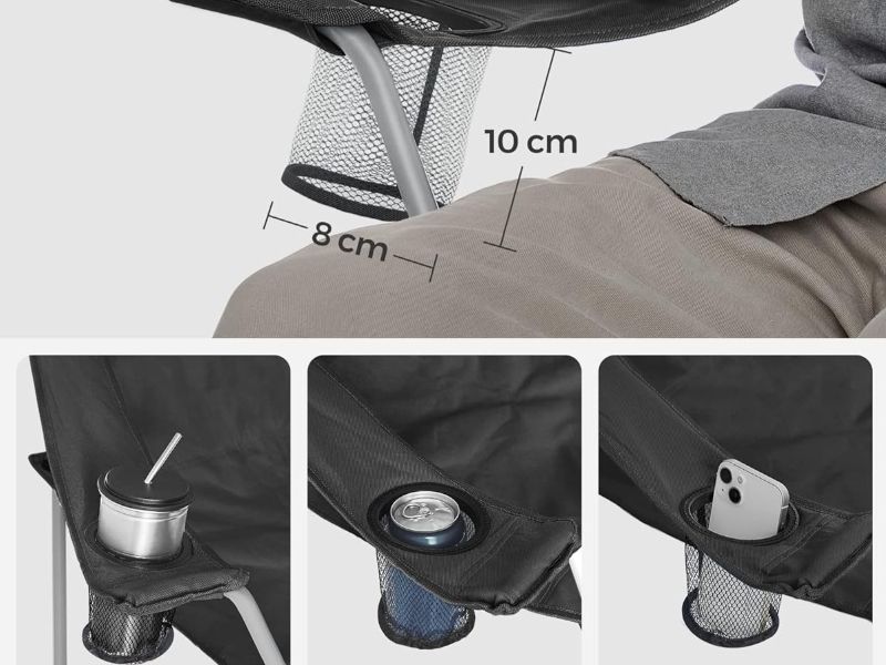 ホルダー付きアウトドアチェアセット レンタル