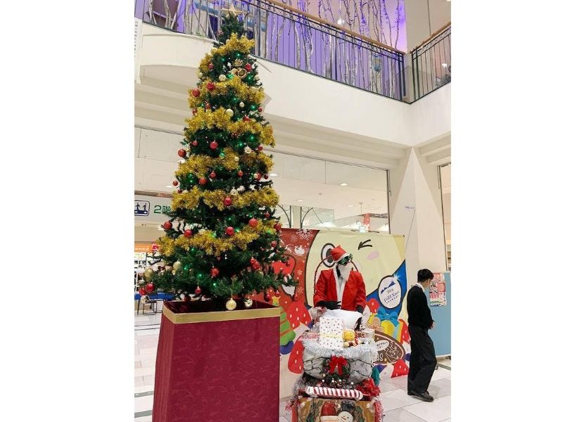 大型クリスマスツリー 設営例