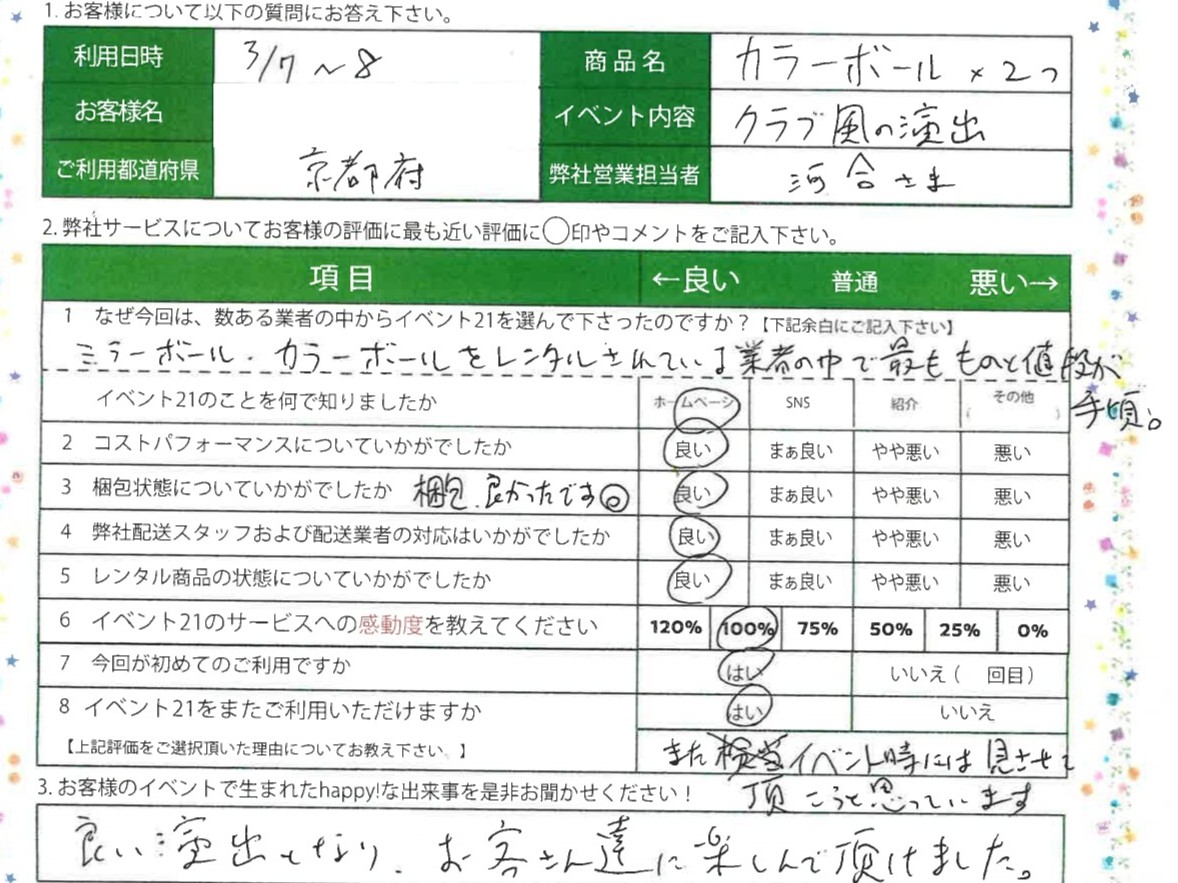 本日のピックアップアンケート