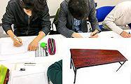 中学生の勉強会で会議用デコラテーブルを使用