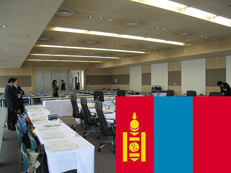 社内行事にモンゴル国旗をご利用いただきました