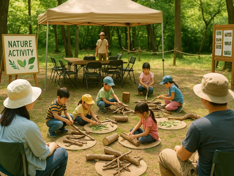 自然遊び レンタル
