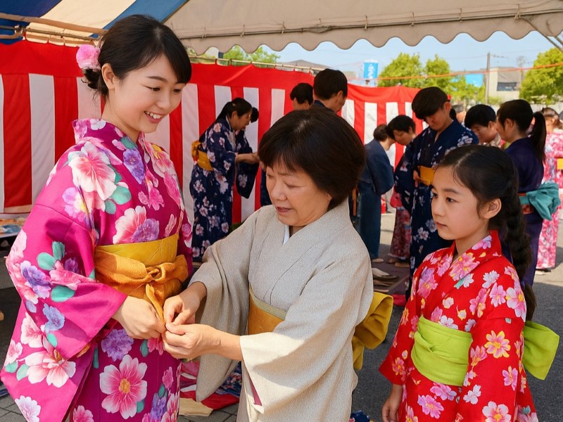 着付け体験 レンタル