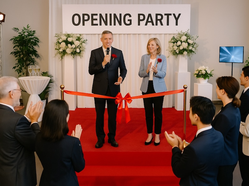 オープニングパーティー レンタル