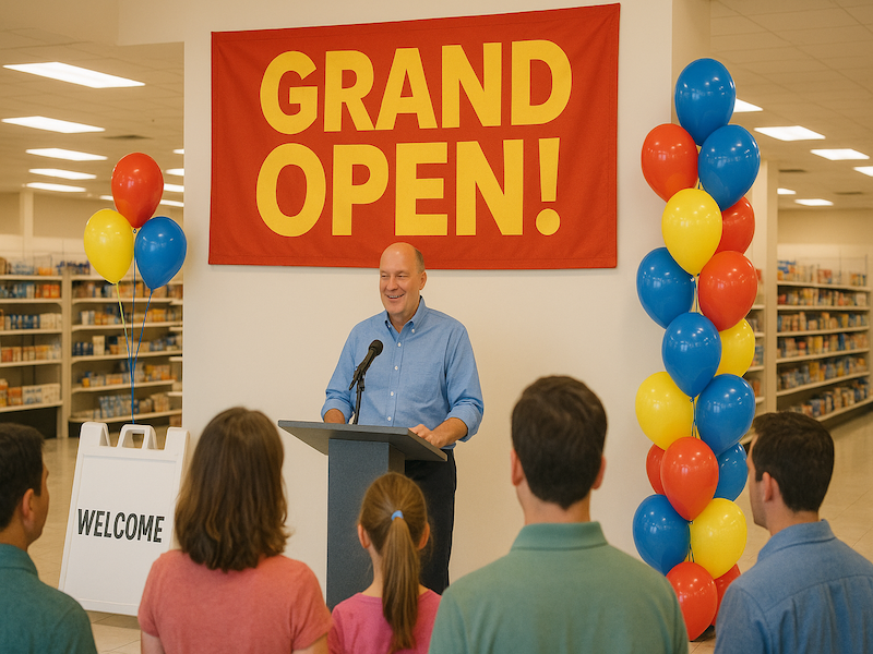 オープン販促 レンタル