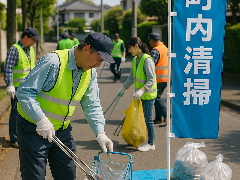 町内清掃 レンタル