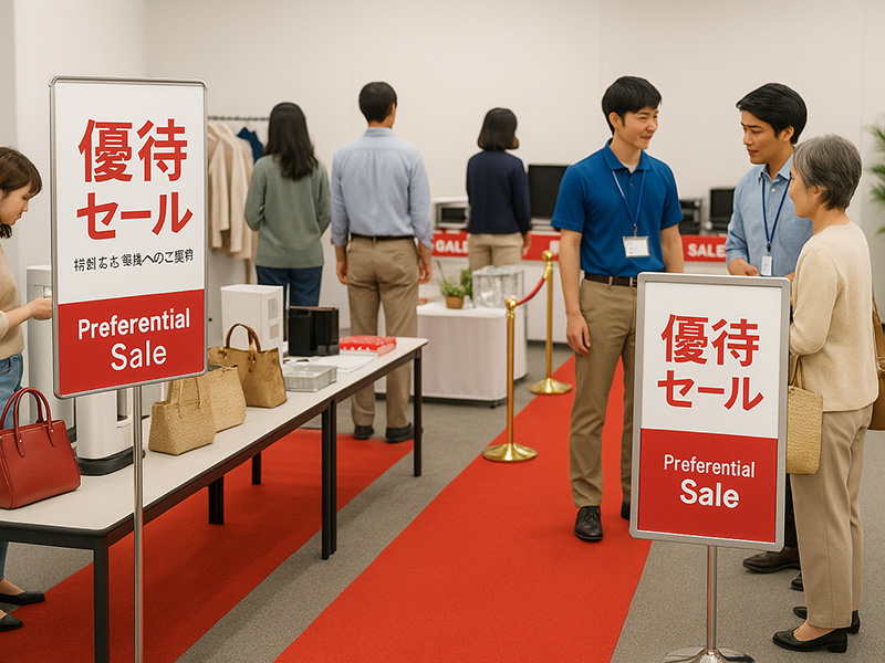 優待セール レンタル