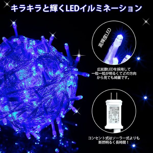 LEDイルミネーションライト（ブルー） 詳細