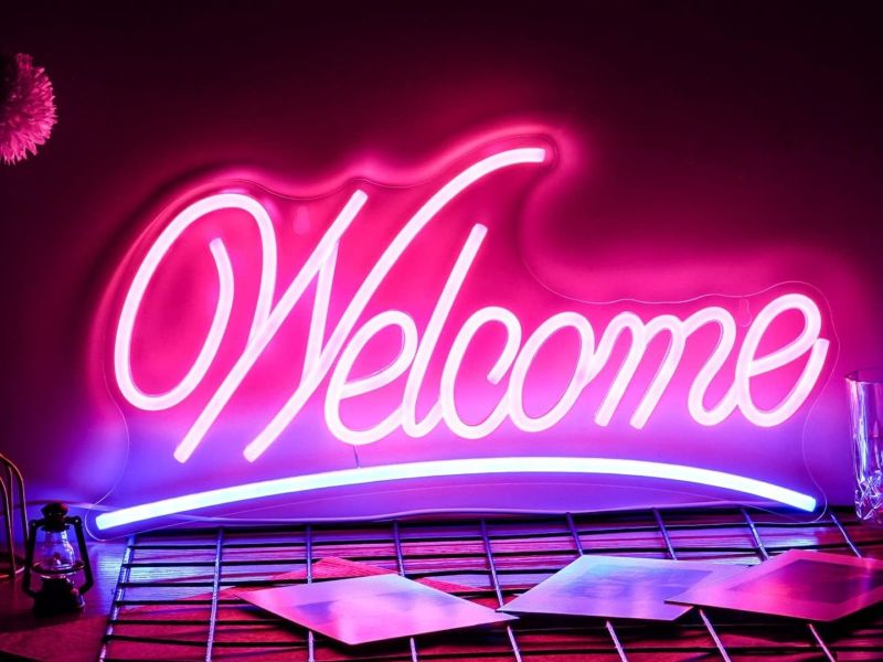 LEDネオンサイン Open Welcome