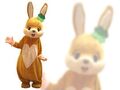 うさぎ着ぐるみ(ハート模様) レンタル