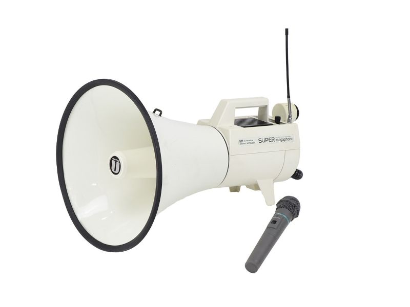 拡声器 ワイヤレスマイク付き