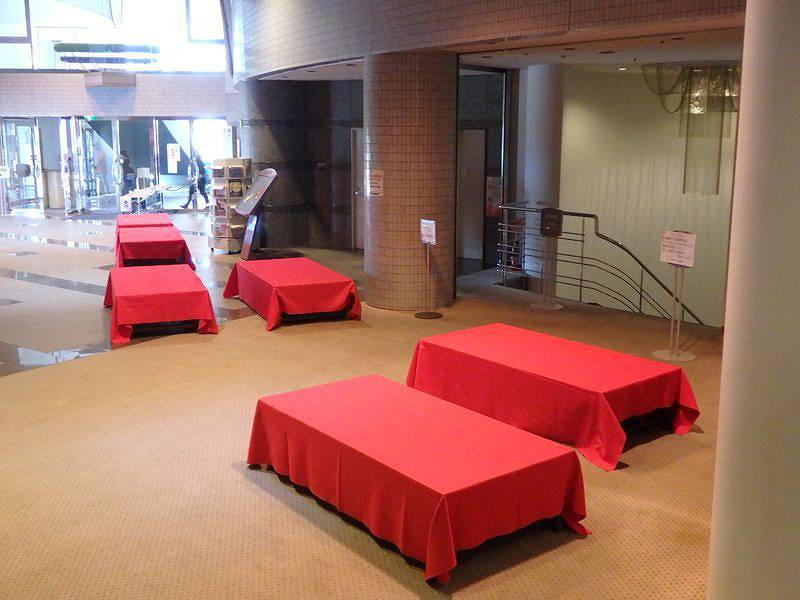 相撲発祥の地奈良体験イベント ホール内での使用イメージ