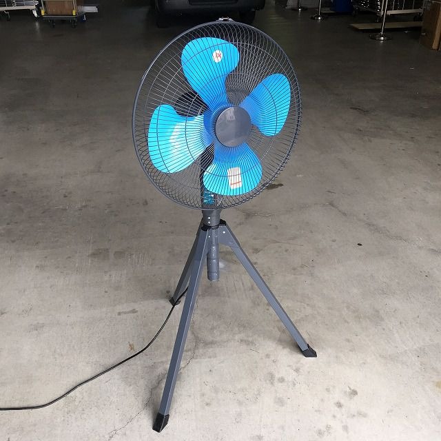 工場扇風機 青