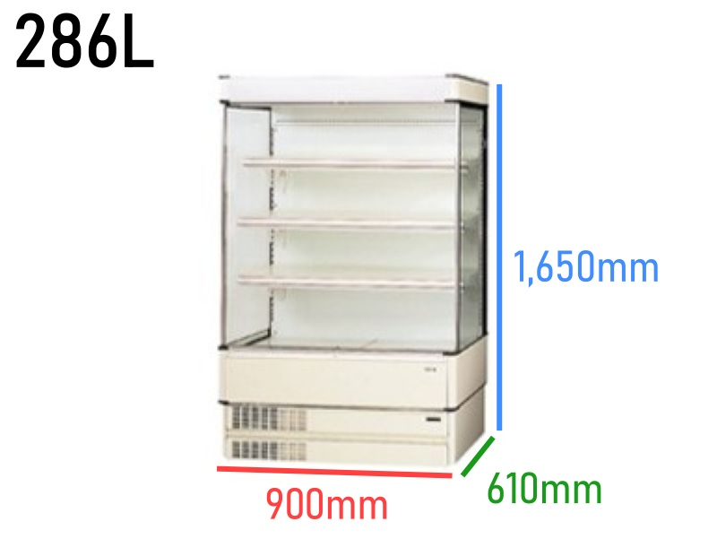 冷蔵スナックケース (122L) レンタル