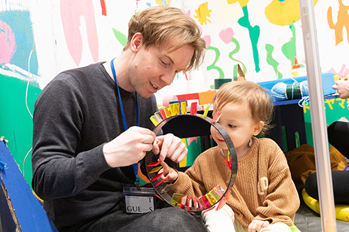 ワークショップ 子どもたちの様子