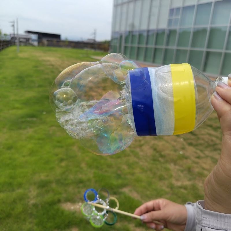 やまとeco シャボン玉工作