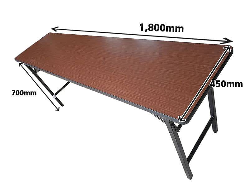 会議用デコラテーブル　W1,800×D450mm レンタル