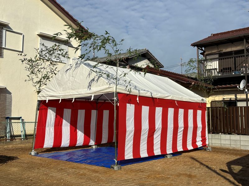 略式地鎮祭の施工実績