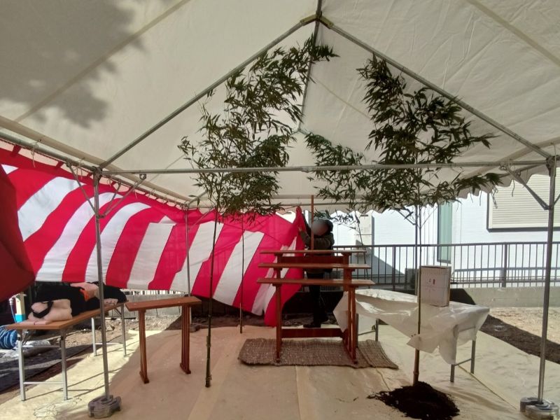 略式地鎮祭の施工実績